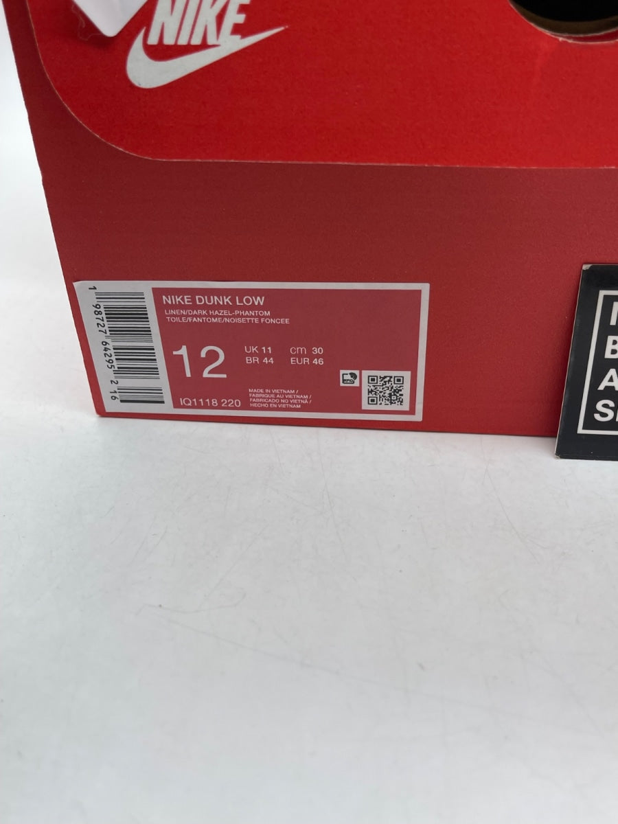 Nike Dunk Low Pegasus Pack Linen Phantom 12 (Moderately Worn Pre-Owned) - Image 9
