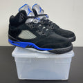 Jordan 5 Retro Racer Blue 11 (Moderately Worn Pre-Owned)JordanBlack/Racer Blue-Reflective Silver - Image 1