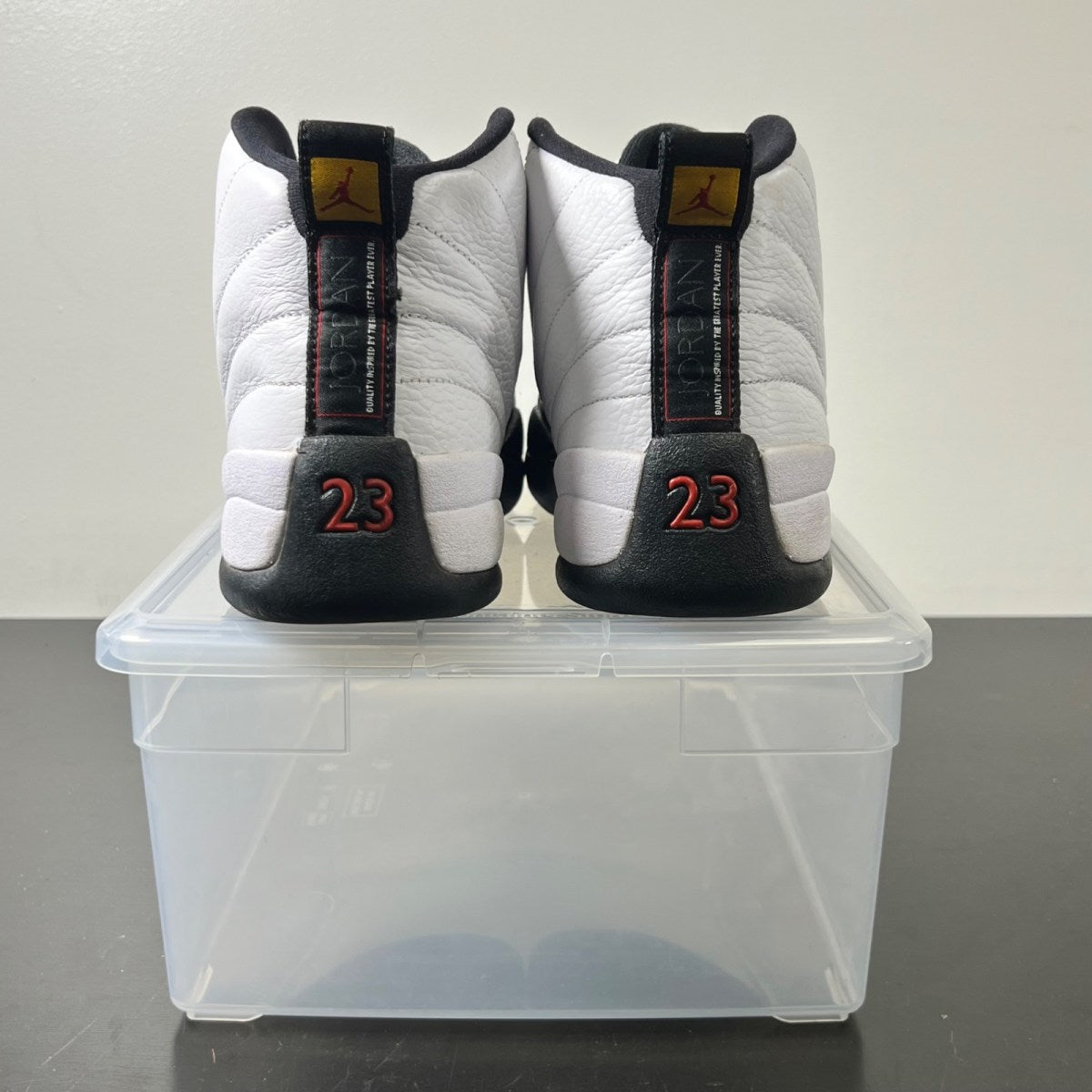 Jordan 12 Retro Taxi (2013) 9.5 (Moderately Worn Pre-Owned)JordanWhite/Black-Taxi - Image 6