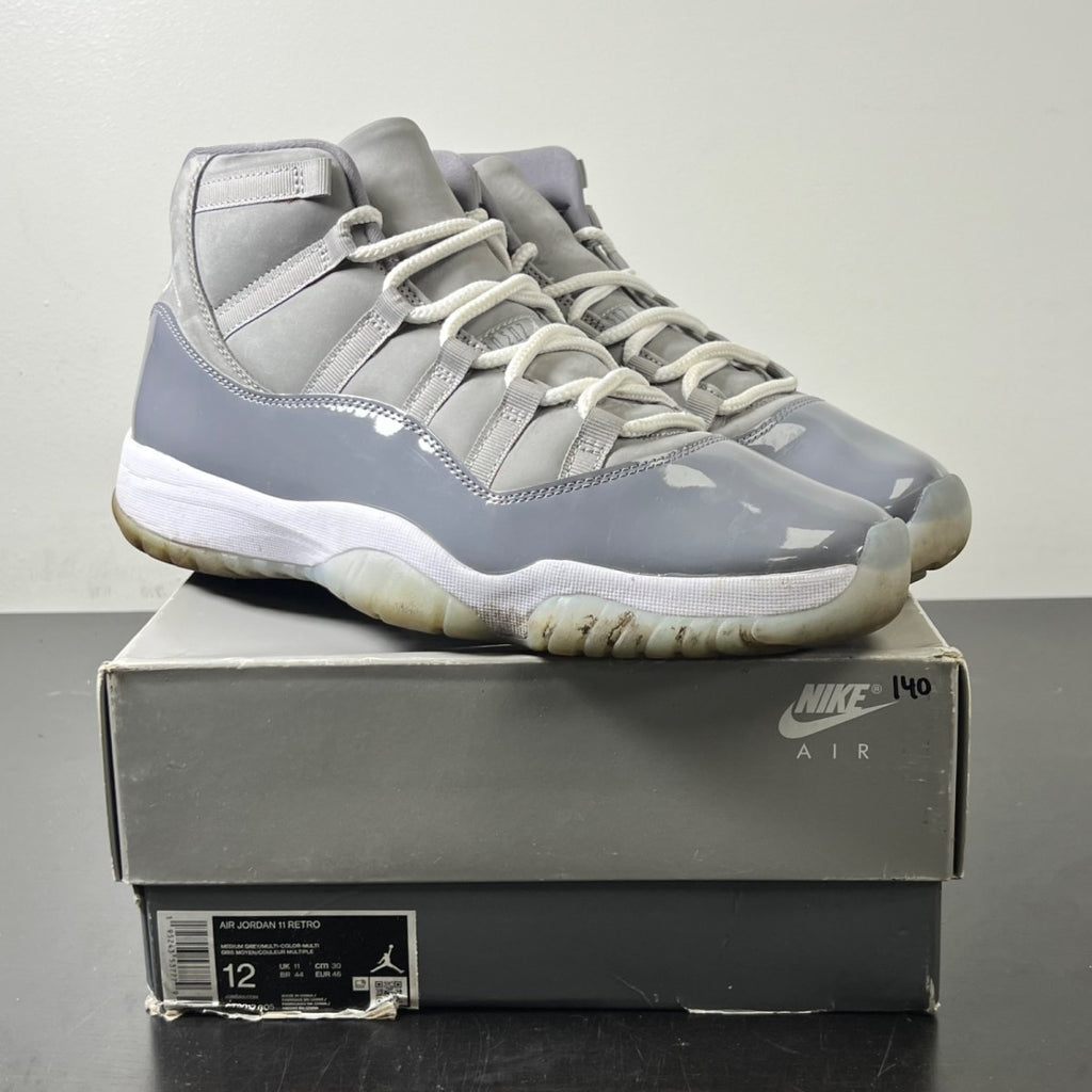 Jordan 11 Retro Cool Grey (2021) 12 (Moderately Worn Pre-Owned)JordanMedium Grey/Multi-Color/Multi-Color - Image 1