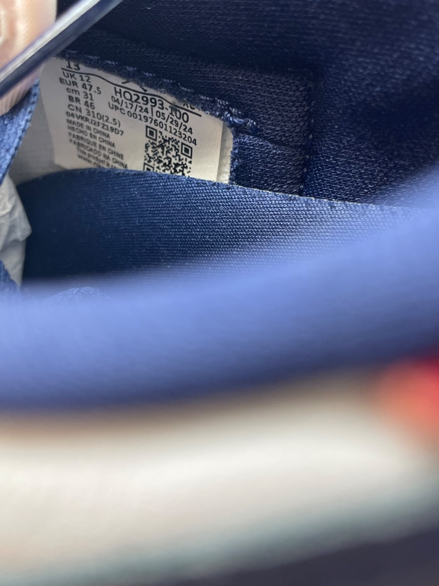 Jordan 1 Retro Low OG Howard University 13 (Moderately Worn Pre-Owned) - Image 8