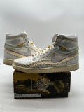 Jordan 1 Retro High OG SP Union LA Bephies Beauty Supply Summer of ‘96 12 (Lightly Worn Pre-Owned)JordanSail/Wolf Grey-Muslin-Pale Vanilla-Kinetic Green-University Gold - Image 1
