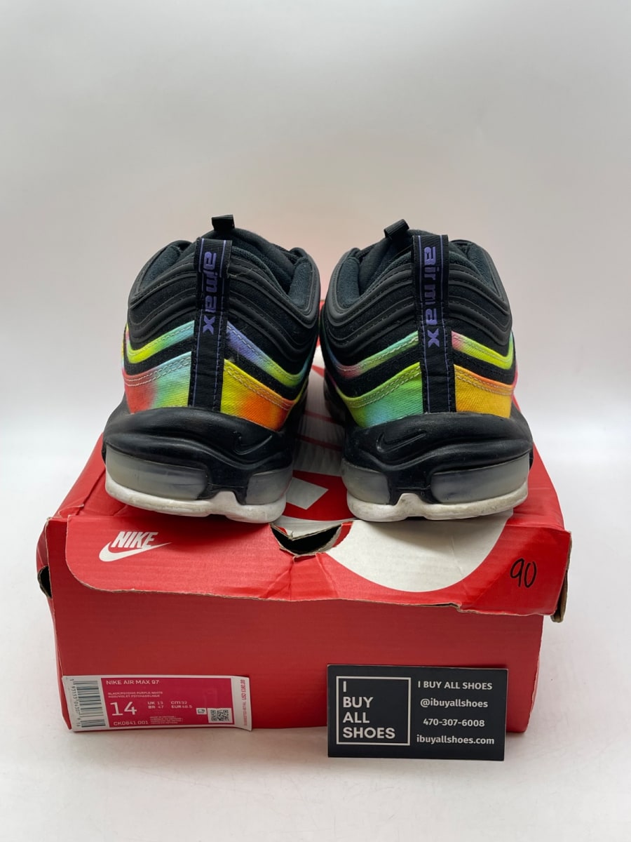 Nike Air Max 97 'Tie-Dye' 14 (Moderately Worn Pre-Owned) - Image 3