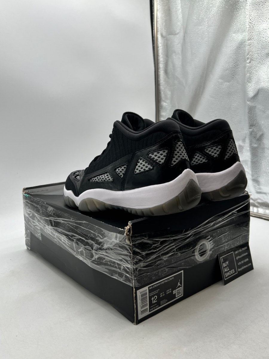 Jordan 11 Retro Low IE Craft Black White 12 (Moderately Worn Pre-Owned) - Image 4