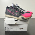 Nike Kobe 10 Elite Mambacurial 11.5 (Moderately Worn Pre-Owned)NikeBlack/Black-Wolf Grey-Pink Flash - Image 1