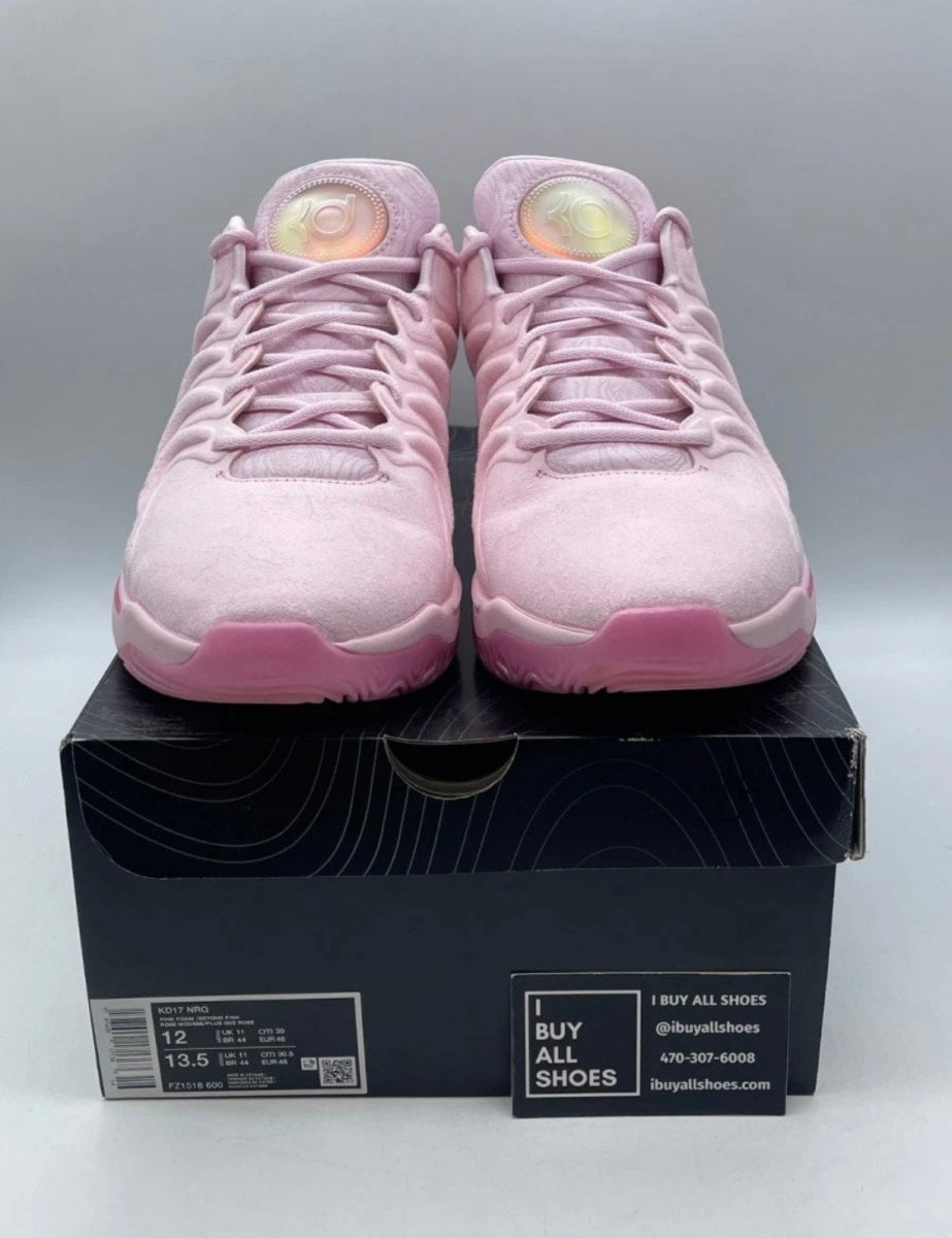 Nike KD 17 NRG Aunt Pearl 12 (Moderately Worn Pre-Owned)NikePink Foam/Beyond Pink - Image 2