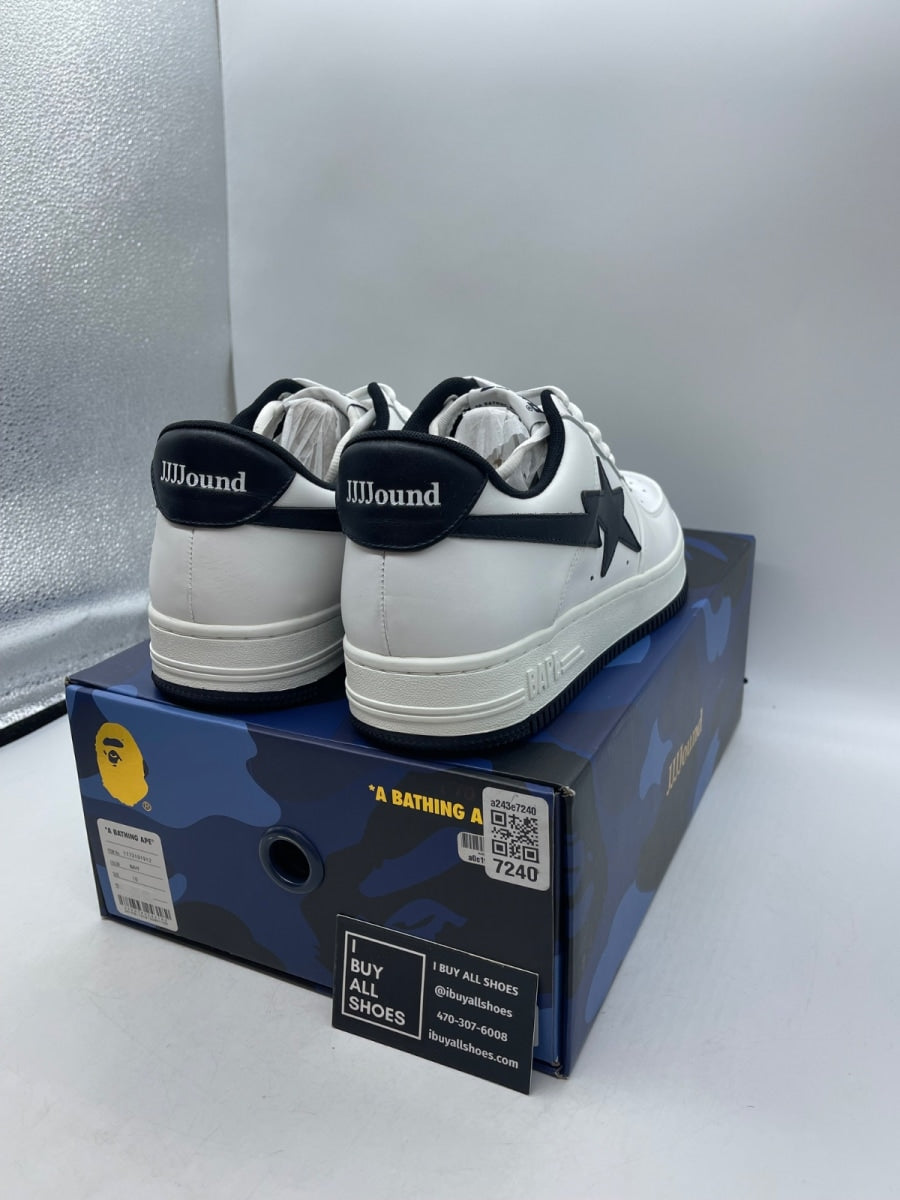 A Bathing Ape Bape Sta JJJJound White Navy 10 (Moderately Worn Pre-Owned) - Image 5