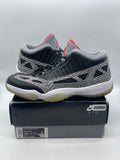 Jordan 11 Retro Low IE Black Cement 13 (Moderately Worn Pre-Owned) - Image 1