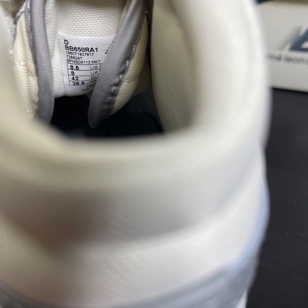 New Balance 650R Aime Leon Dore White Grey 8.5 (Moderately Worn Pre-Owned)New BalanceWhite/Grey - Image 6