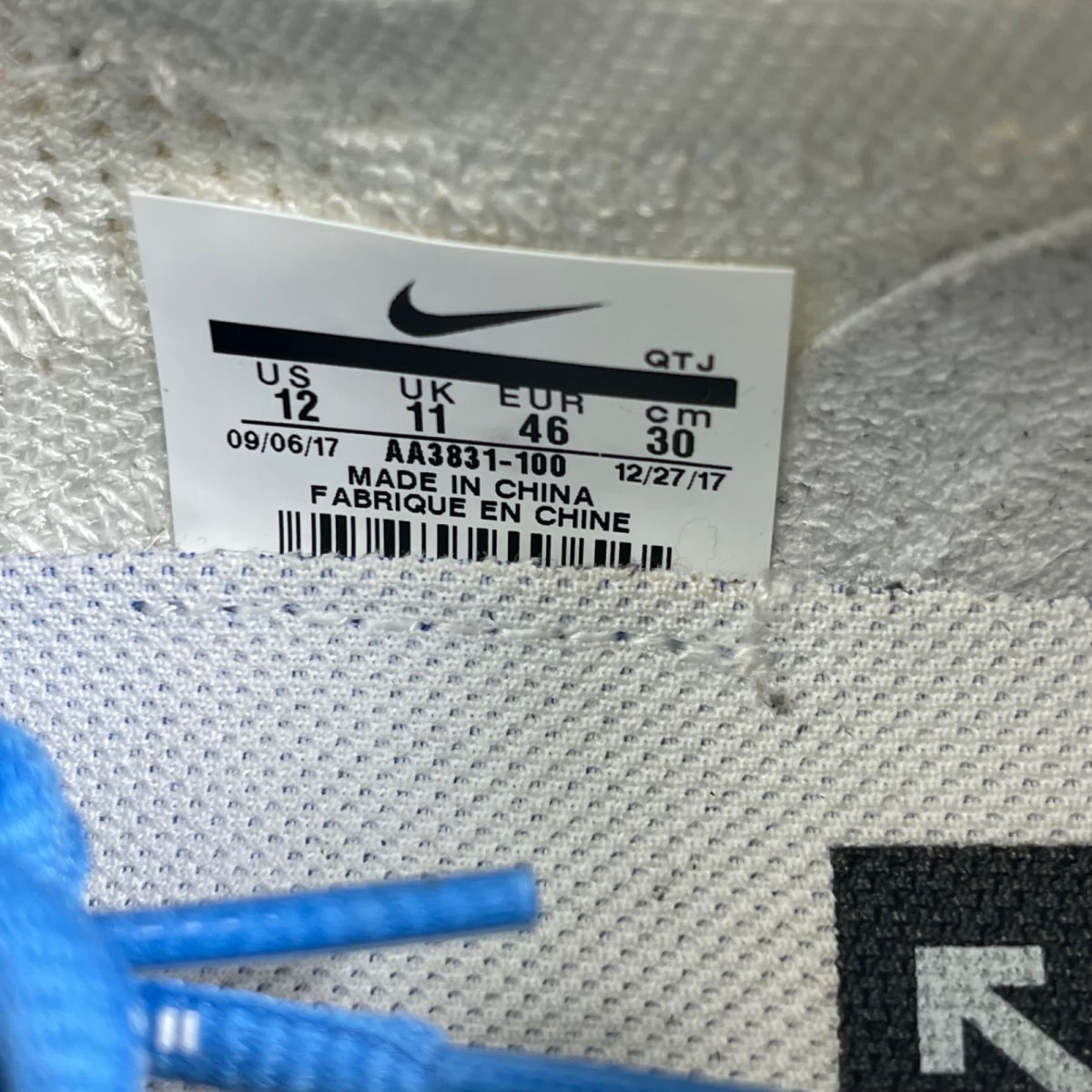 Nike Air VaporMax Off-White (2018) 12 (Moderately Worn Pre-Owned)NikeWhite/Total Orange-Black - Image 6