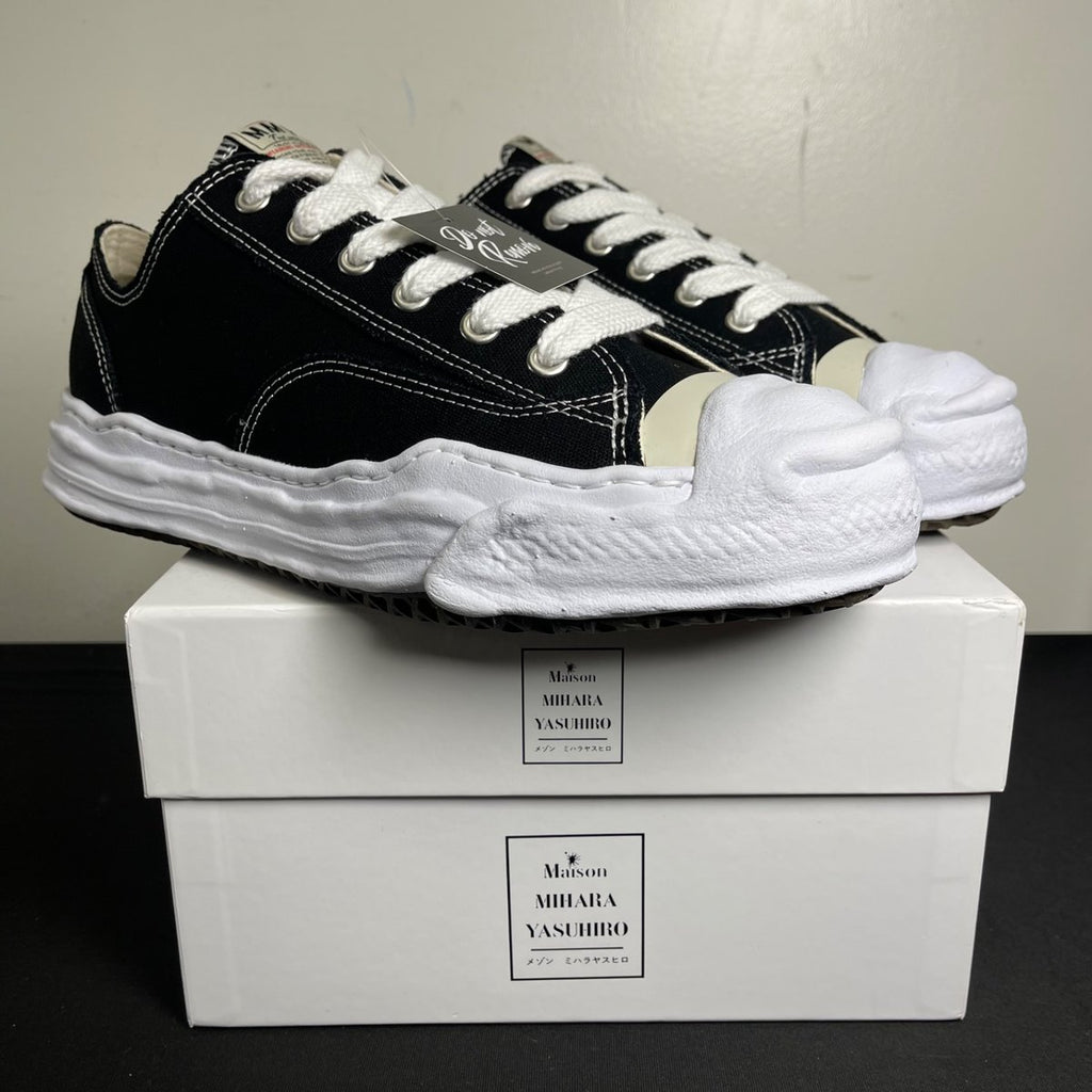 Maison Mihara Yasuhiro Hank OG Sole Canvas Low Black (Size 46) - aux