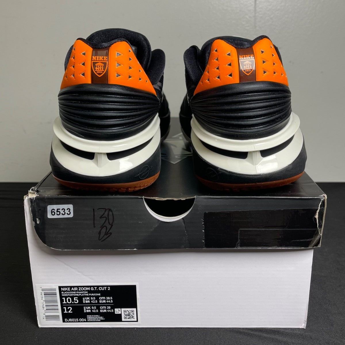 Nike Air Zoom GT Cut 2 Black Phantom Orange (Size 10.5) - Image 4