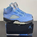 Jordan 5 Retro UNC University Blue 9.5 (Moderately Worn Pre-Owned)JordanUniversity Blue/Black/White