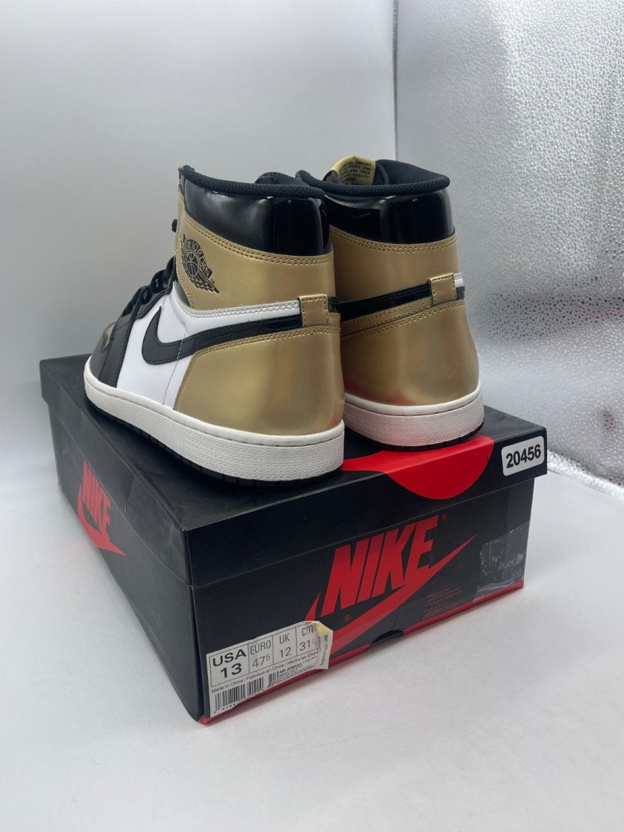 Jordan 1 Retro High NRG Patent Gold Toe 13 (Moderately Worn Pre-Owned) - Image 4