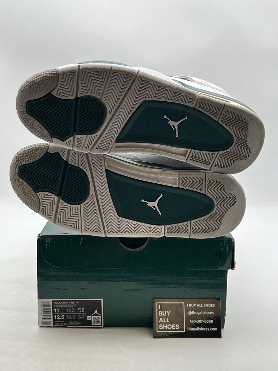 Jordan 4 Retro Oxidized Green 11 (Lightly Worn Pre-Owned) - Image 8