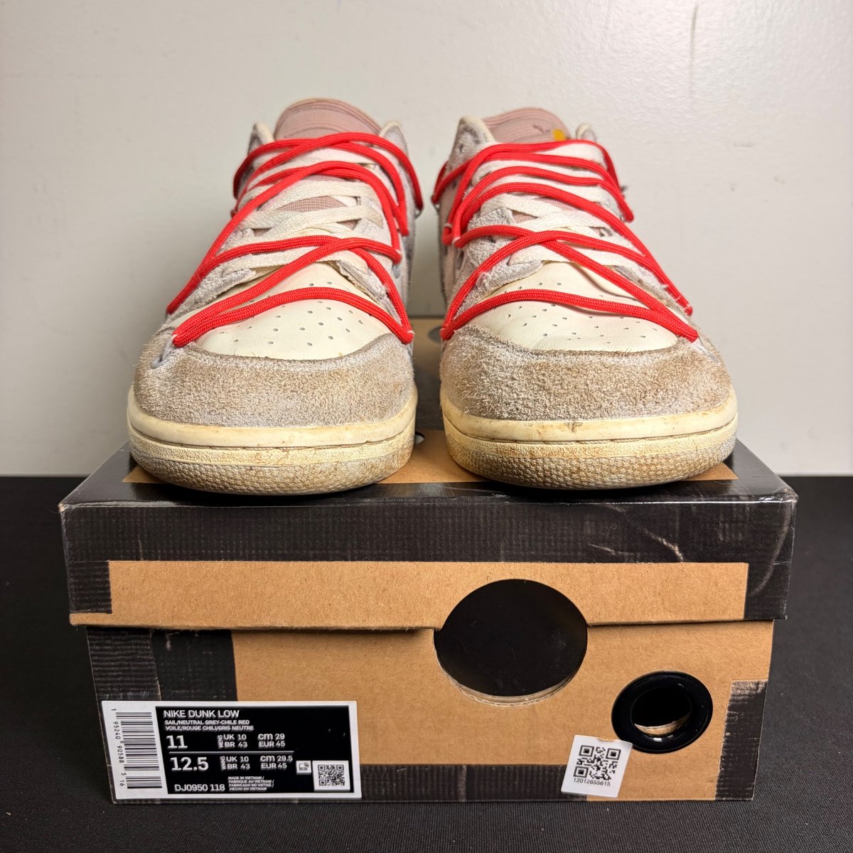 Nike Dunk Low Off-White Lot 33 (Size 11) - aux