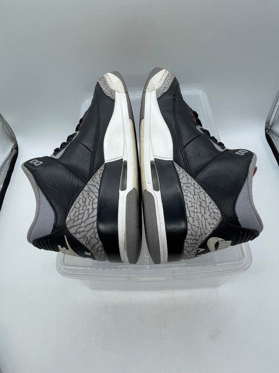 Jordan 3 Retro OG Black Cement (2024) 11 (Moderately Worn Pre-Owned)JordanBlack/Fire Red/Cement Grey/Sail - Image 6