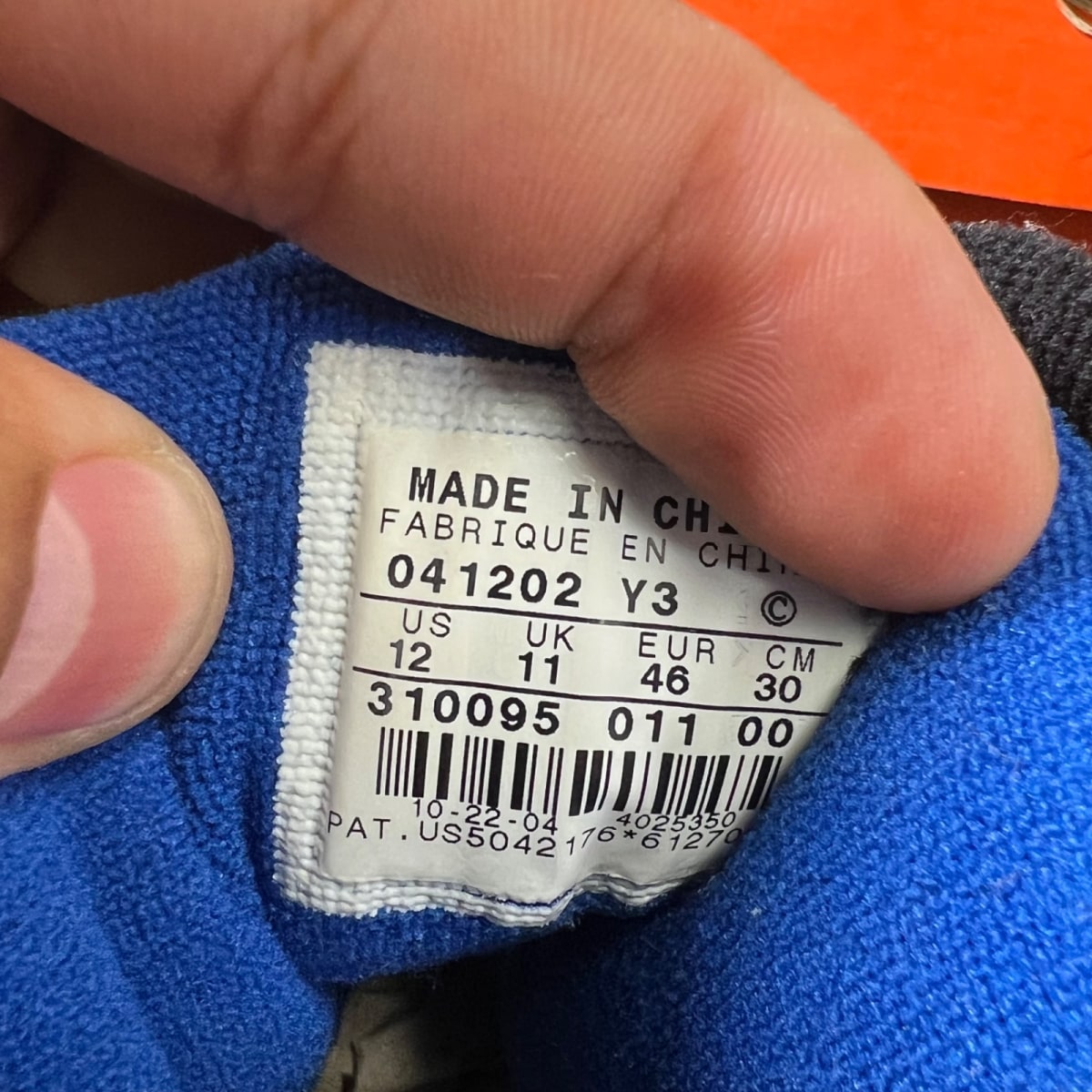 Nike Air Force 180 Barkely OG (2013) 12 (Moderately Worn Pre-Owned)NikeBlack/White-Sport Royal-Red - Image 7
