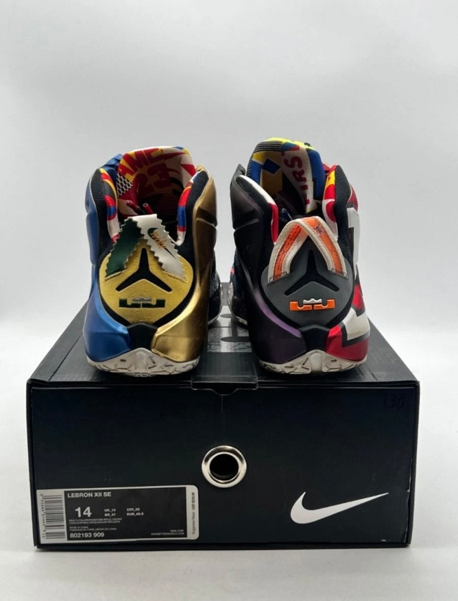 Nike LeBron 12 What the LeBron 14 (Moderately Worn Pre-Owned)NikeMulti-Color/Phantom-Multi-Color - Image 3