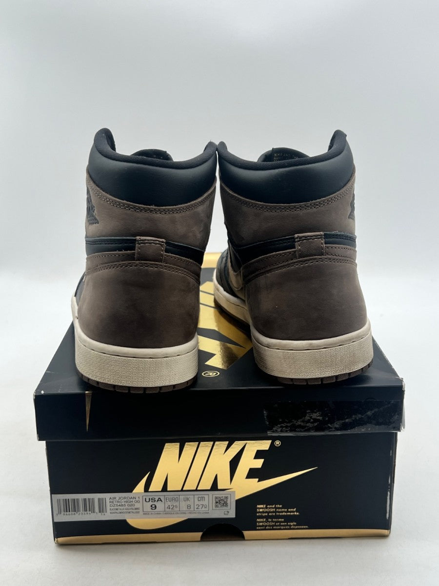 Jordan 1 Retro High OG Palomino 9 (Moderately Worn Pre-Owned)JordanBlack/Metallic Gold/Palomino/Sail - Image 3