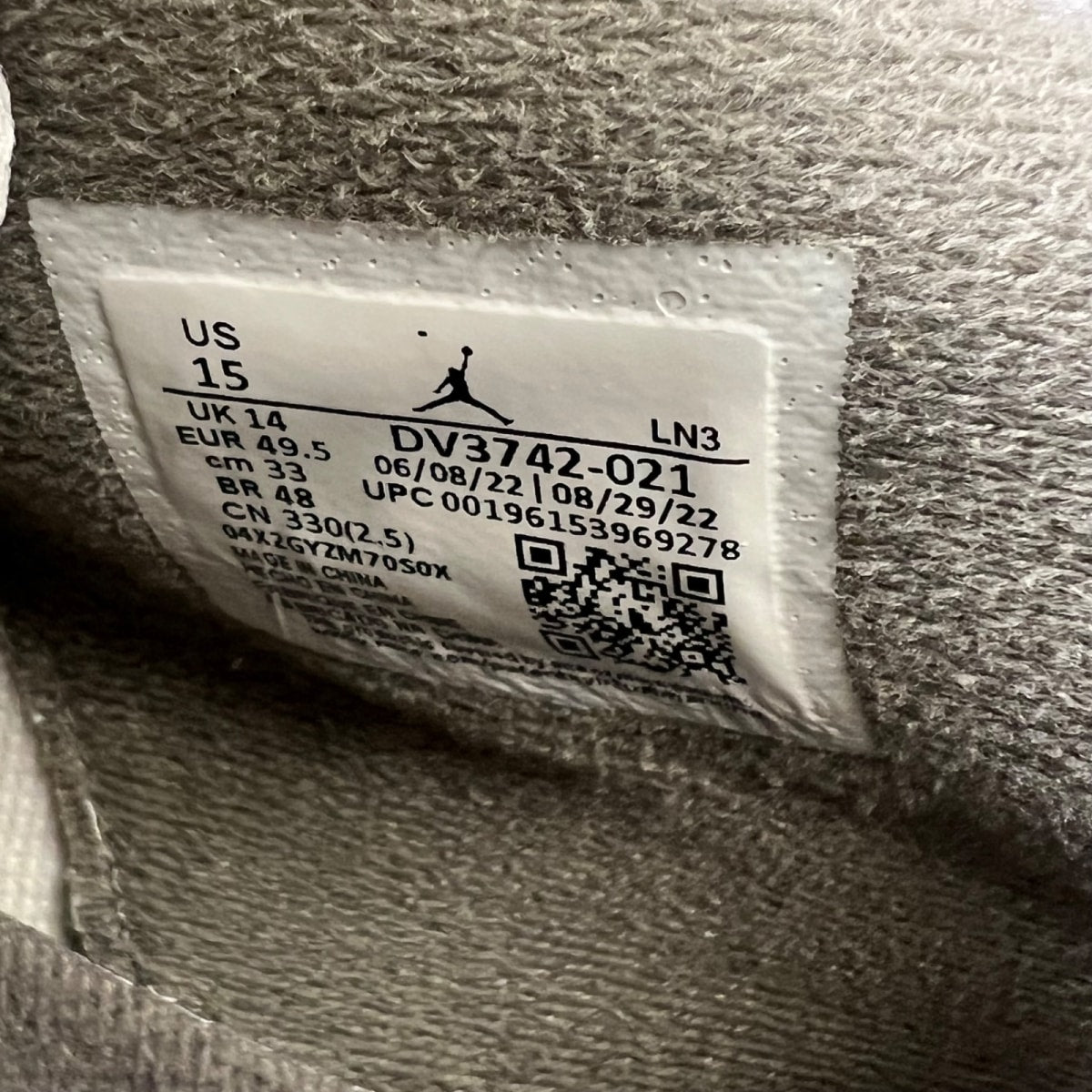 Jordan 4 Retro SE Craft Photon Dust 15 (Lightly Worn Pre-Owned)JordanPhoton Dust/Pale Vanilla/Off White/Grey Fog/Flat Pewter/Sail - Image 7