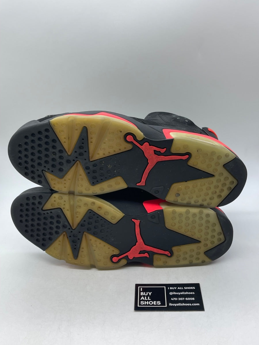 Jordan 6 Retro Black Infrared (2019) 13 (Heavily Worn Pre-Owned) - Image 7