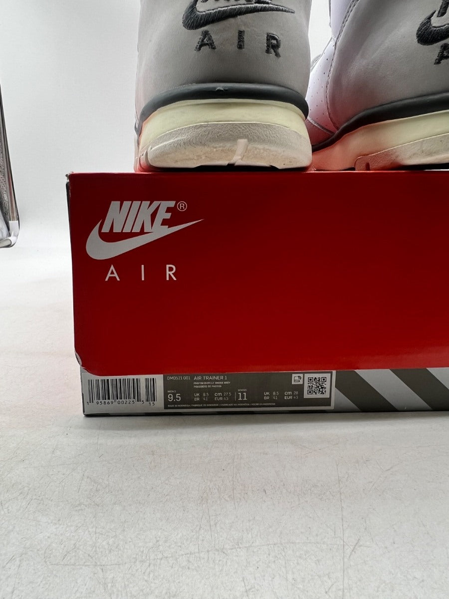 Nike Air Trainer 1 Photon Dust Light Smoke Grey 9.5 (Lightly Worn Pre-Owned)NikePhoton Dust/Light Smoke Grey-Smoke Grey-White - Image 4