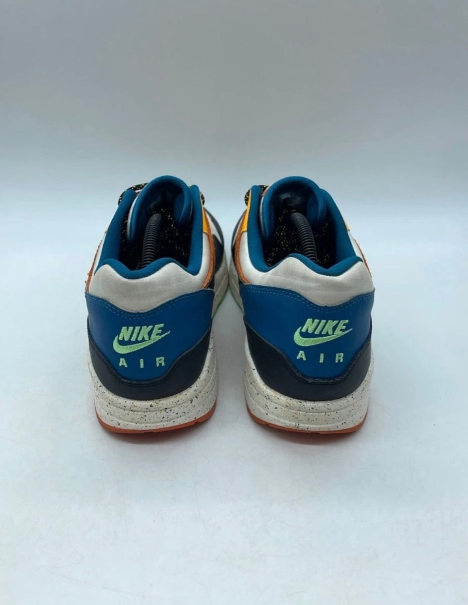 Nike Air Max 1 Multi Mix 12 (Moderately Worn Pre-Owned)NikeWhite/Black-Rust-Blue - Image 3