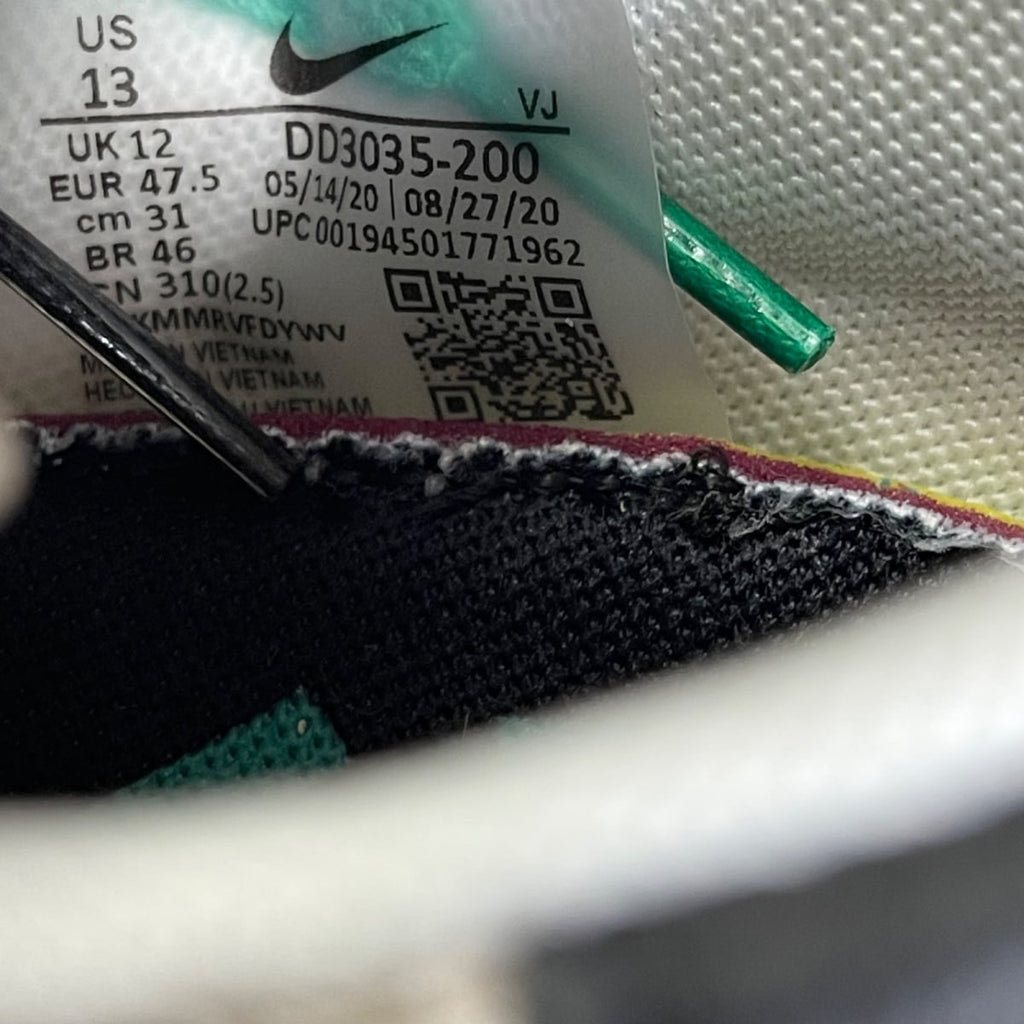 Nike Vaporwaffle sacai Villain Red Neptune Green 13 (Moderately Worn Pre-Owned)NikeString/Black-Villain Red-Neptune Green - Image 6