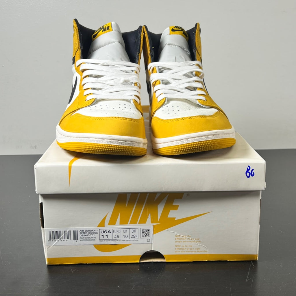 Jordan 1 Retro High OG Yellow Ochre (Size 11) - Image 2