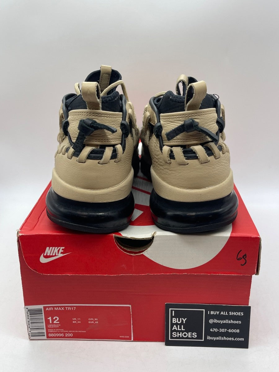 Nike Air Max Tr17 Linen/Black 12 (Moderately Worn Pre-Owned) - Image 3