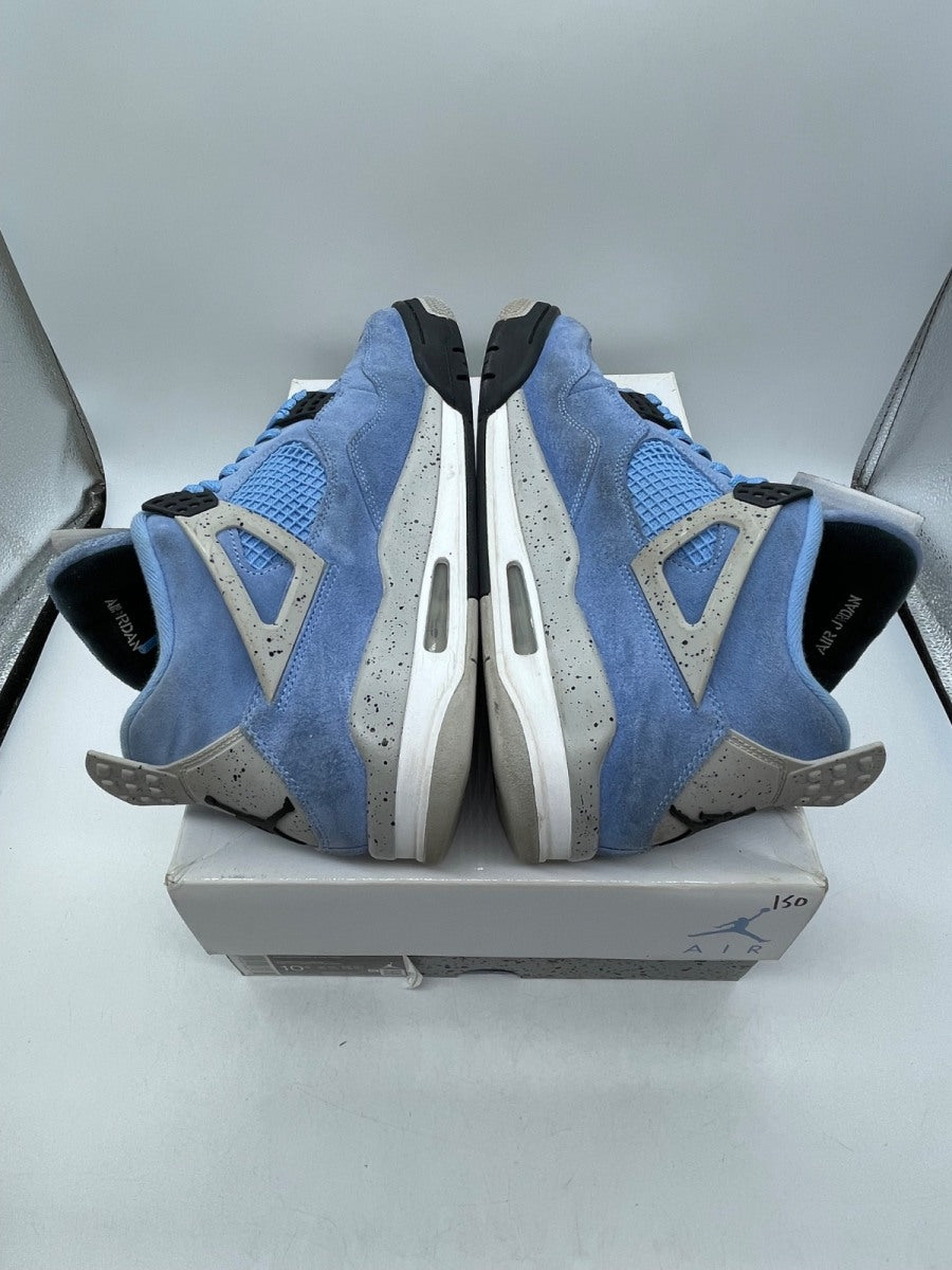 Jordan 4 Retro University Blue 10.5 (Moderately Worn Pre-Owned) - Image 6