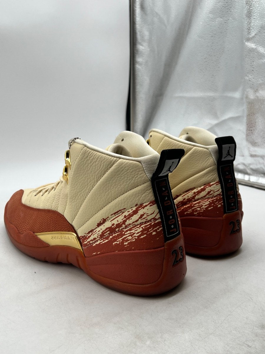 Jordan 12 Retro Eastside Golf Out of the Clay 14 (Lightly Worn Pre-Owned)JordanMuslin/Black-Burnt Sunrise - Image 4
