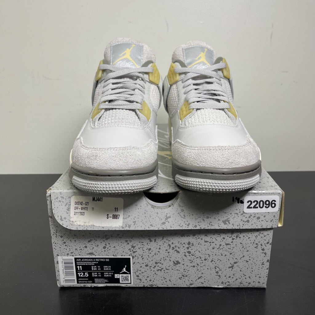Jordan 4 Retro SE Craft Photon Dust 11 (Moderately Worn Pre-Owned)JordanPhoton Dust/Pale Vanilla/Off White/Grey Fog/Flat Pewter/Sail - Image 2