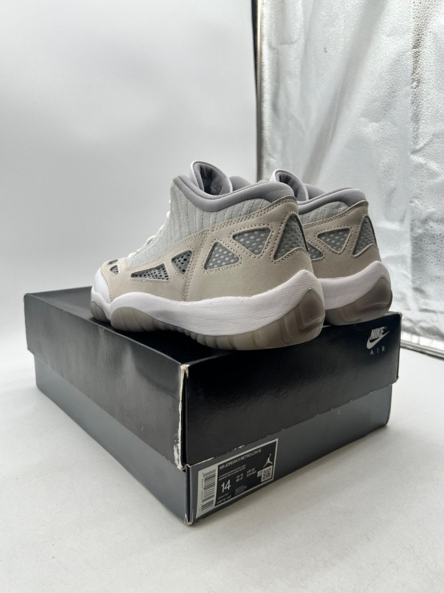 Jordan 11 Retro Low IE Light Orewood Brown 14 (Lightly Worn Pre-Owned)JordanLight Orewood Brown/Neutral Grey/White/Cement - Image 6