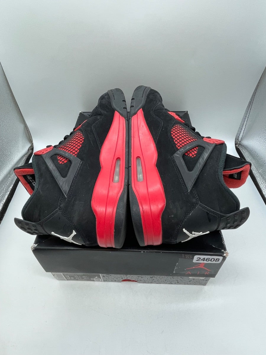Jordan 4 Retro Red Thunder 13 (Moderately Worn Pre-Owned)JordanBlack/Multi-Color-Multi-Color-Crimson - Image 6