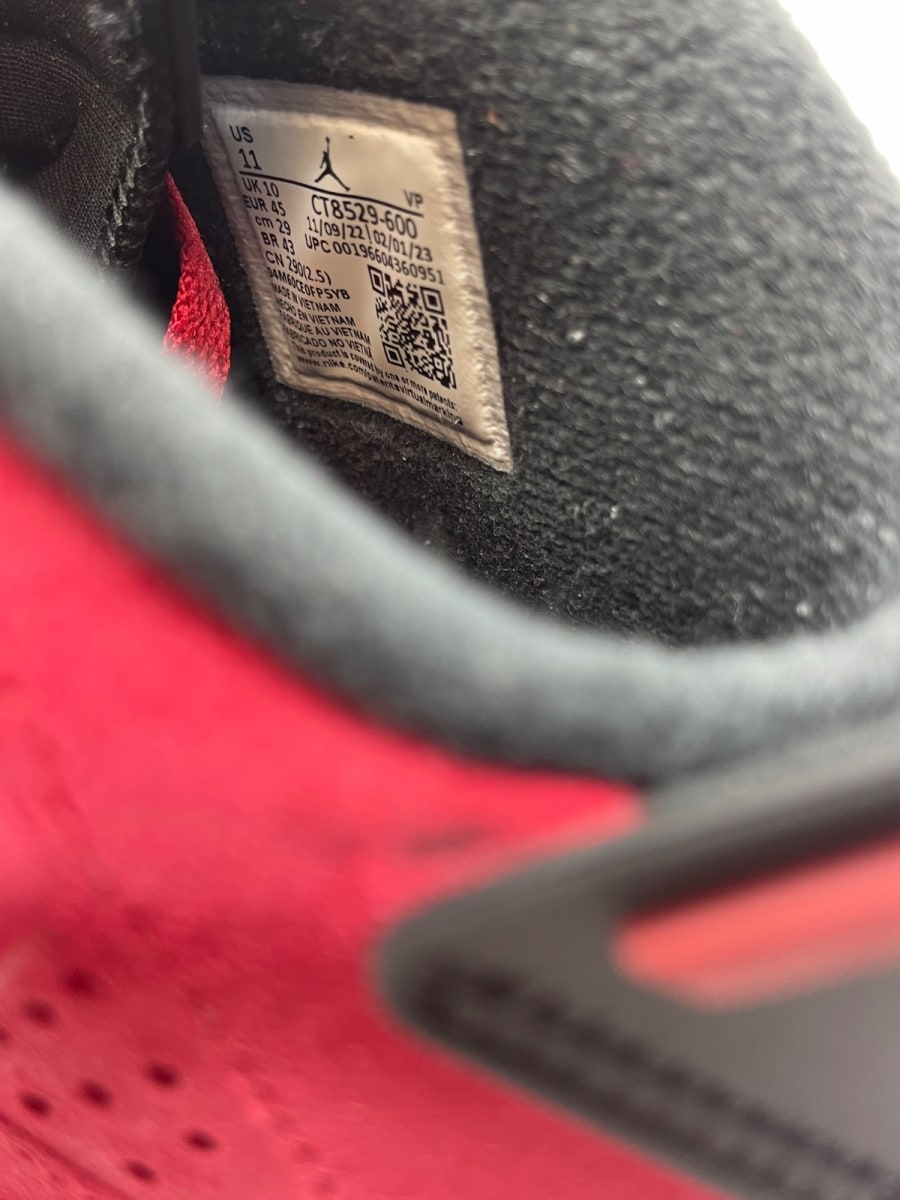 Jordan 6 Retro Toro Bravo 11 (Heavily Worn Pre-Owned) - Image 8