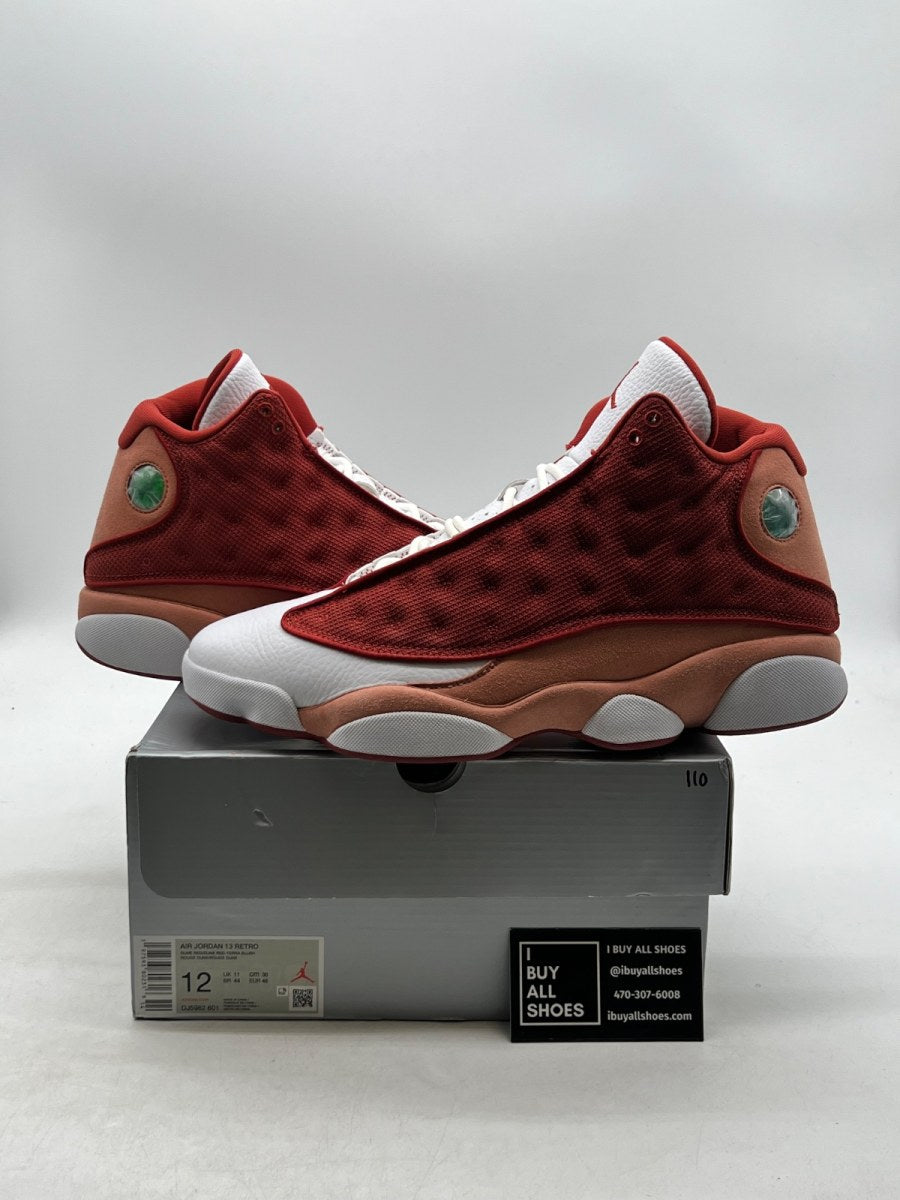 Jordan 13 Retro Dune Red 12 (Lightly Worn Pre-Owned) - Image 1