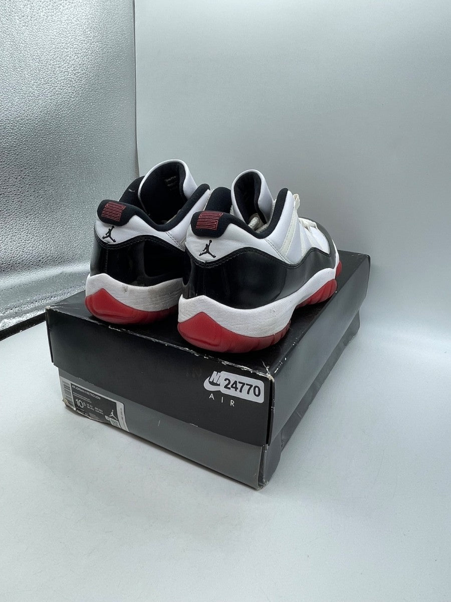 Jordan 11 Retro Low Concord Bred 10.5 (Moderately Worn Pre-Owned)JordanWhite/Gym Red-Black-True Red - Image 5