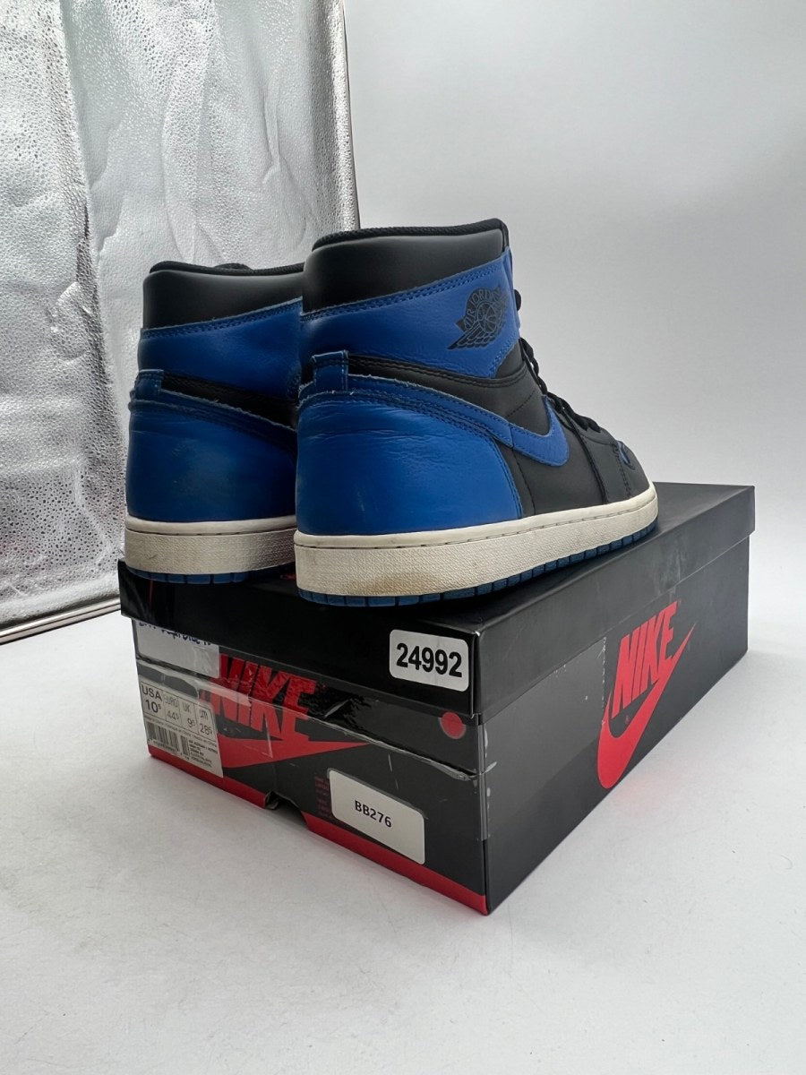 Jordan 1 Retro Royal (2017) 10.5 (Moderately Worn Pre-Owned)JordanBlack/Varsity Royal-White - Image 5