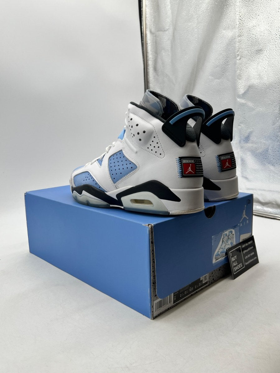 Jordan 6 Retro UNC White 9 (Lightly Worn Pre-Owned) - Image 6