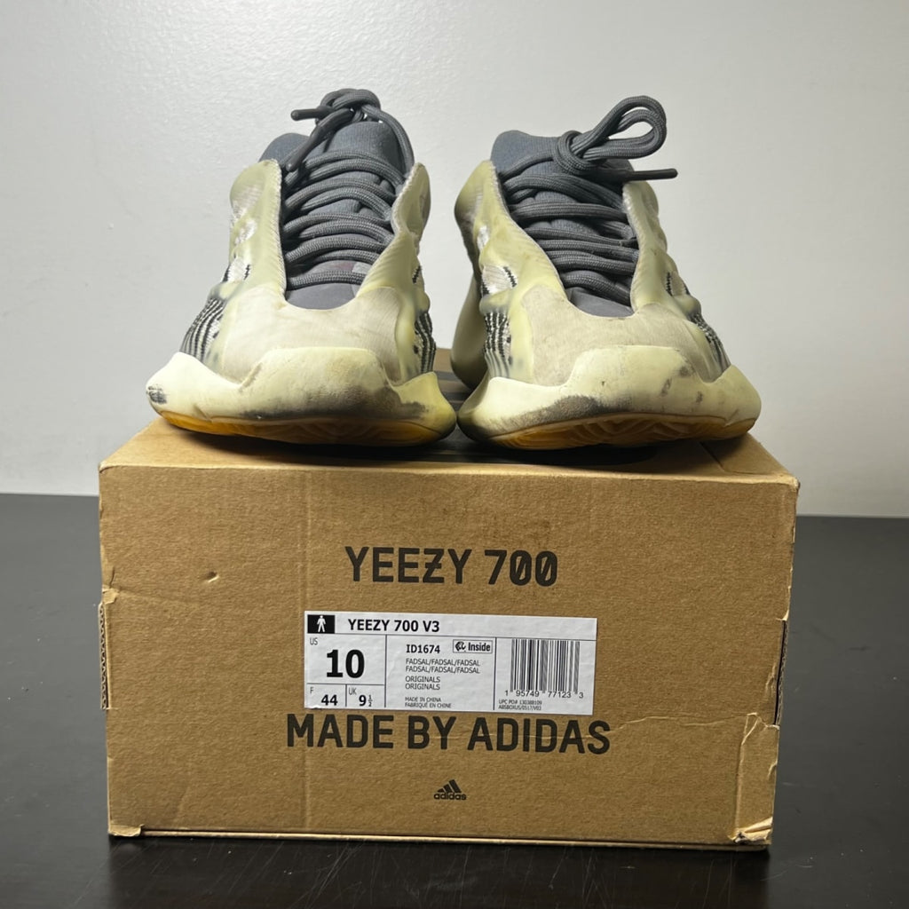 adidas Yeezy 700 V3 Fade Salt 10 (Heavily Worn Pre-Owned)adidasFade Salt/Fade Salt/Fade Salt - Image 2