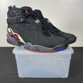 Jordan 8 Retro Playoffs (2007) 11.5 (Moderately Worn Pre-Owned)JordanBlack/Varsity Red-White - Image 1