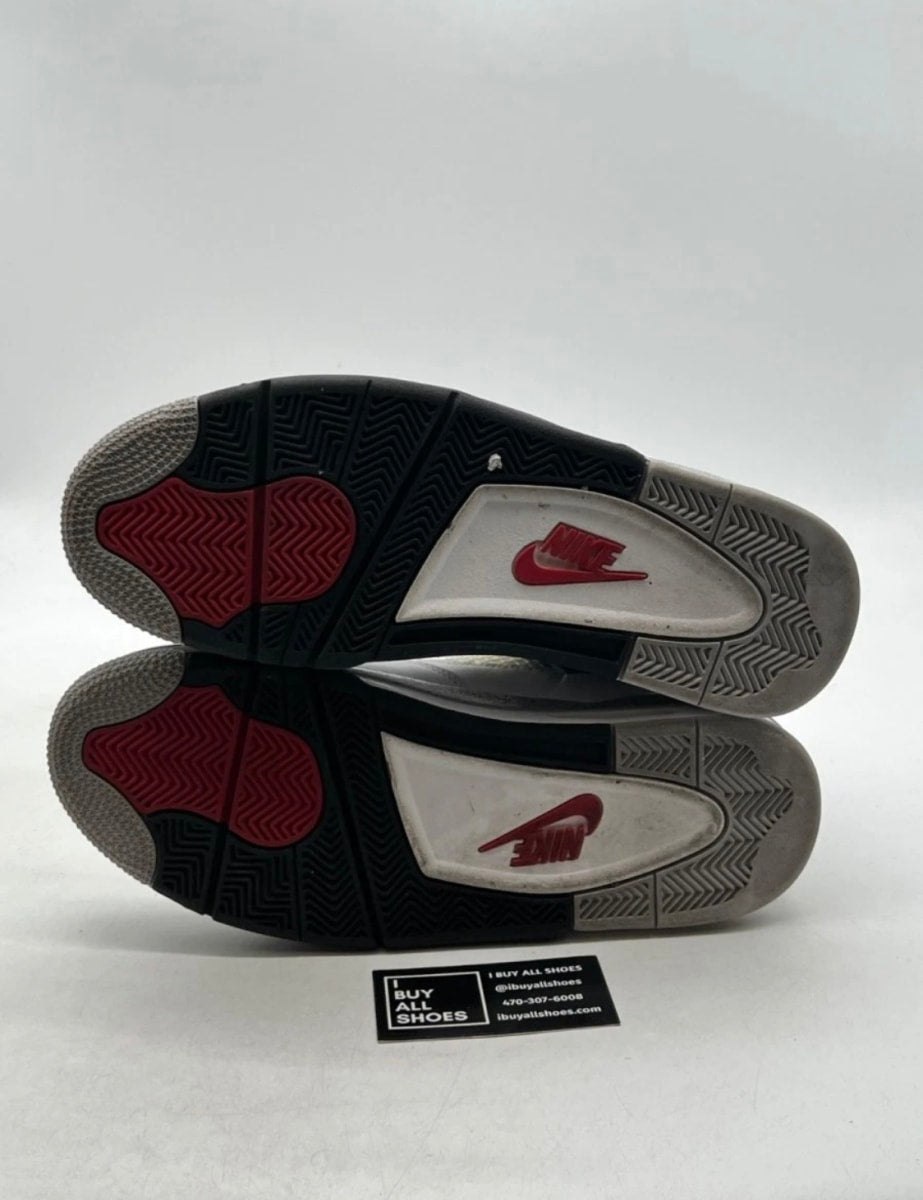 Jordan 4 Retro White Cement (2016) 12 (Moderately Worn Pre-Owned)JordanWhite/Fire Red-Black-Tech Grey - Image 7