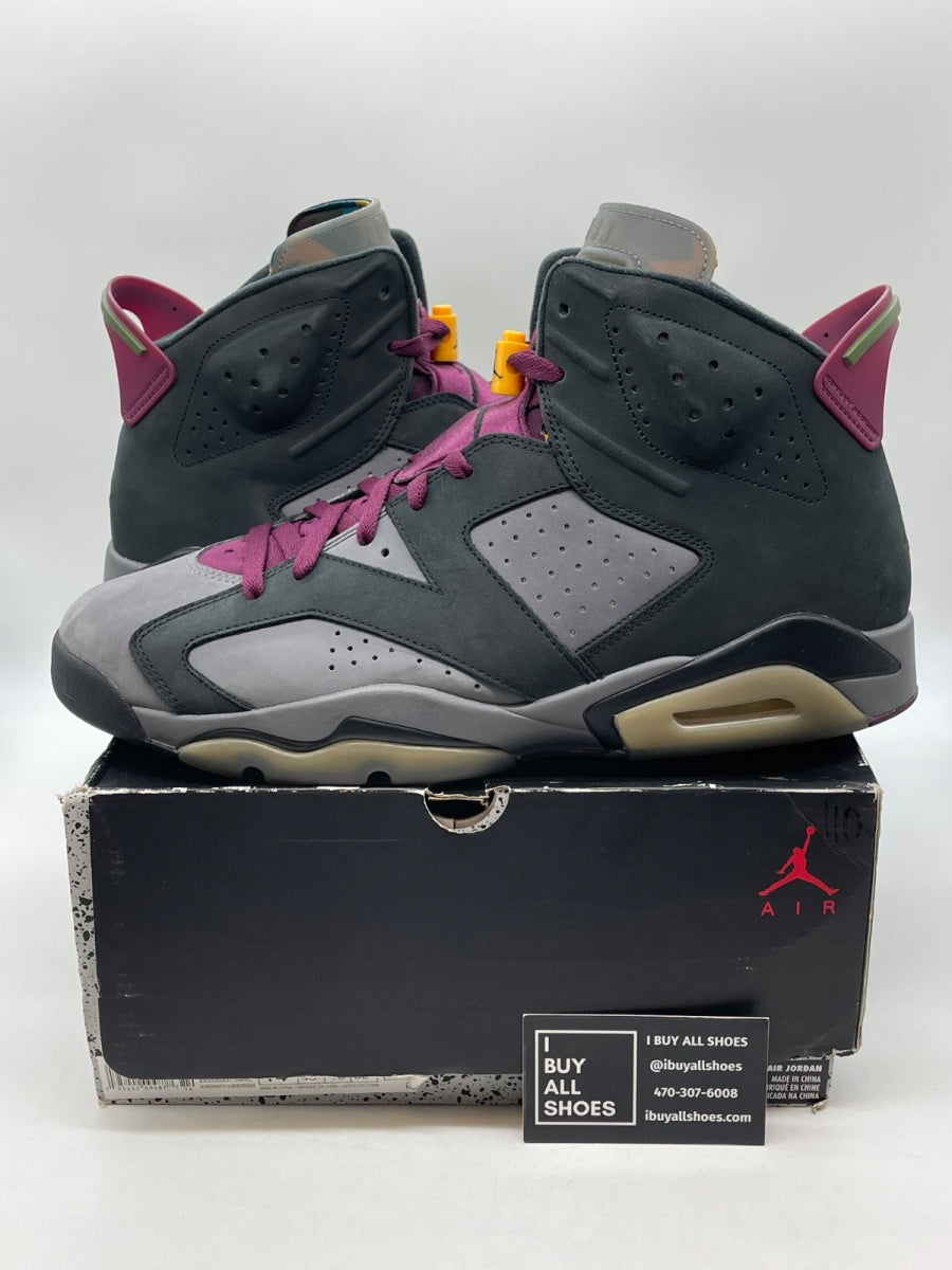 Jordan 6 Retro Bordeaux 14 (Moderately Worn Pre-Owned) - Image 1