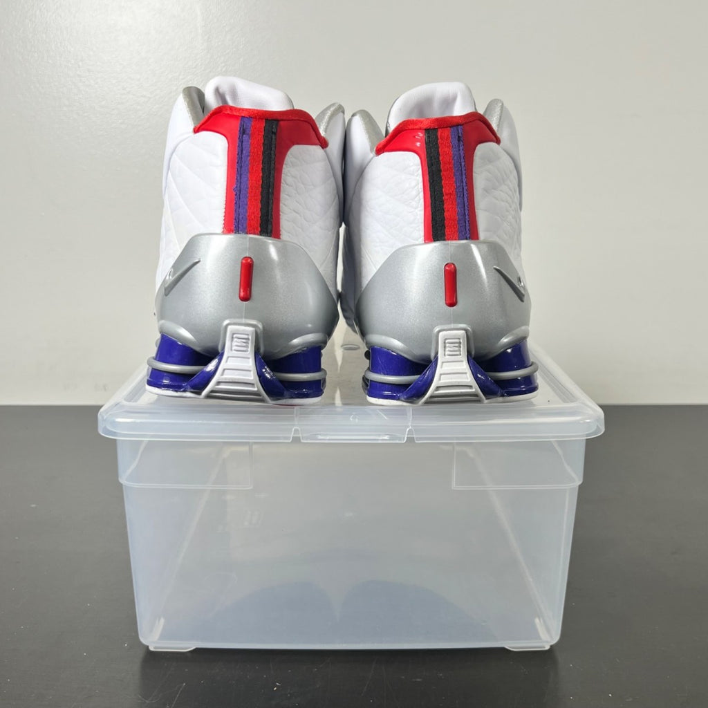 Nike Shox BB4 Toronto Raptors 14 (New Pre-Owned)NikeWhite/Metallic Silver-Court Purple - Image 4