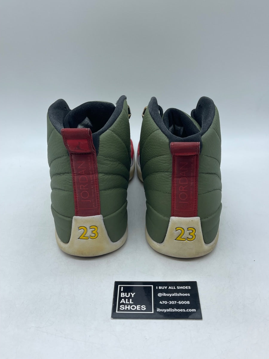 Jordan 12 Retro Stealth 12 (Heavily Worn Pre-Owned) - Image 3