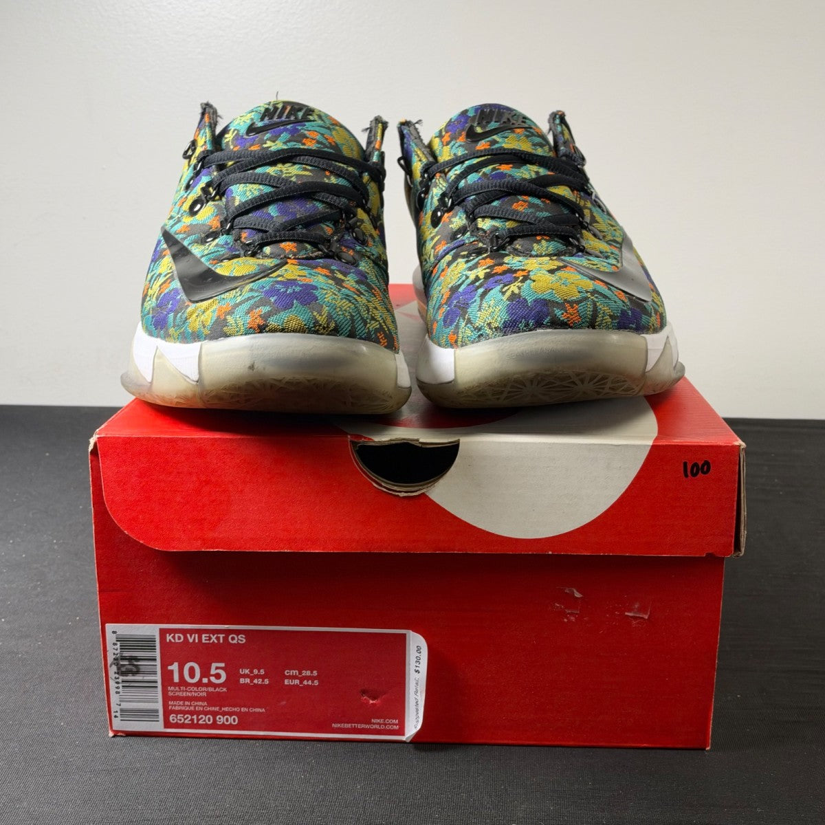 Nike KD 6 EXT Floral (Size 10.5) - Image 2