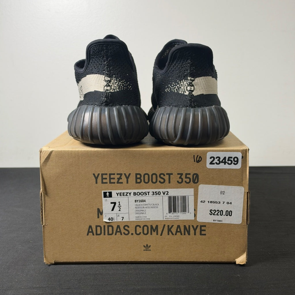 adidas Yeezy Boost 350 V2 Core Black White (Size 7.5) - Image 5