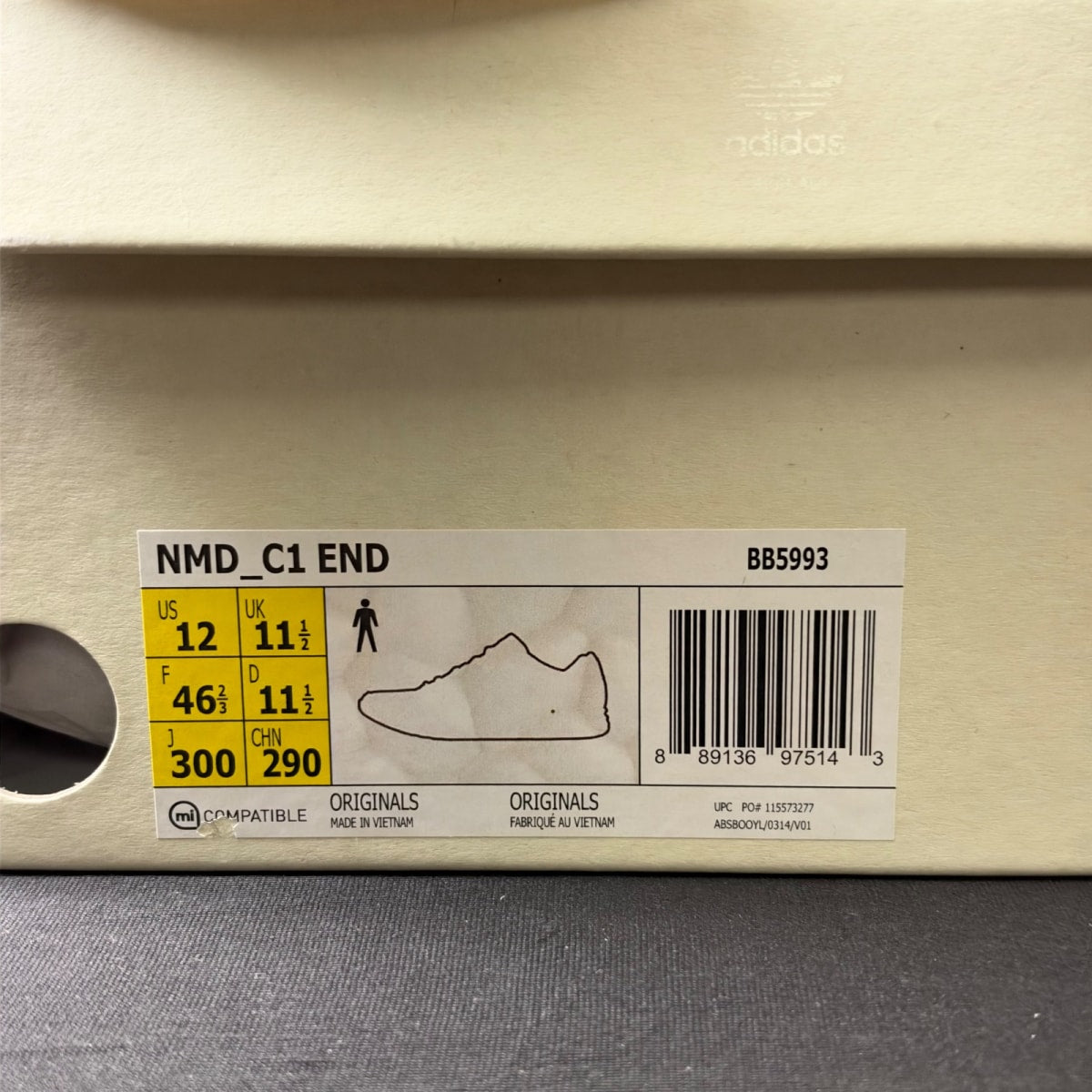adidas NMD C1 END Sahara (Size 12) - aux